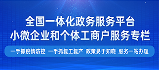 小微企业和个体工商户服务专栏